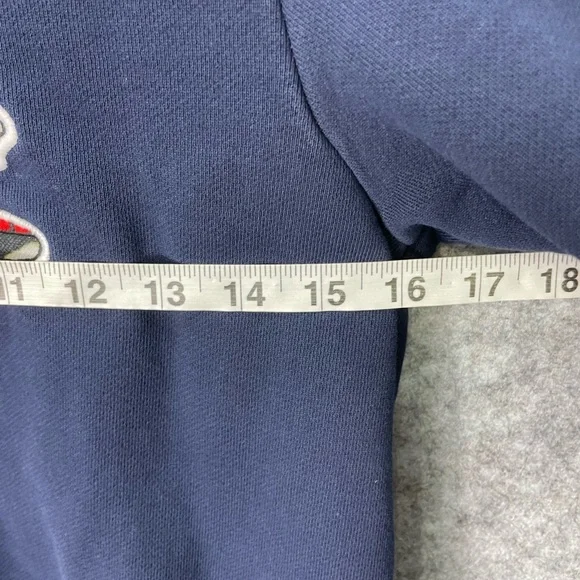 Lacoste National Geographic Sweater Youth 14 Blue Croc Patch Crewneck Pullover - Picture 5 of 9